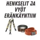 Naisten henkselit ja vyöt eränkäyntiin Naisten henkselit ja vyöt eränkäyntiin