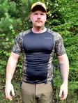 NITEforce Camo Tech t-paita - Lyhythihaiset ulkoilupaidat - 140-310 - 1