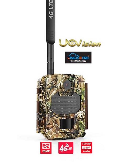 Uovision Compact 4G LTE Cloud 20MP Full HD, LinckEazi pilvipalvelua tukeva etäohjattava riistakamera - Lähettävät riistakamerat - 90-121-42570 - 1