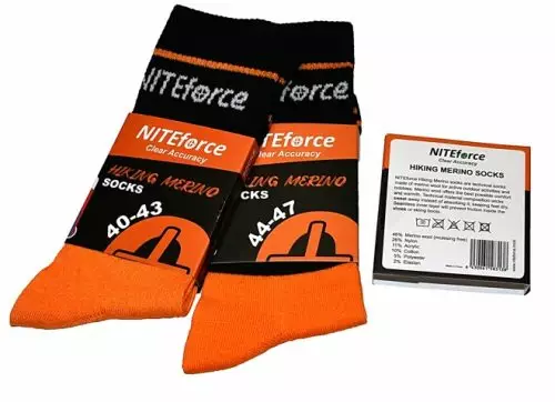 Niteforce Merinovilla Hiking sukat - Sukat vaellukseen ja eränkäyntiin - 140-345 - 1