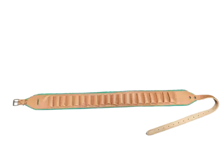 Tekonahkainen Patruunavyö 12 cal / 20 - Patruunavyöt ja -taskut - REM-NP-01 - 1