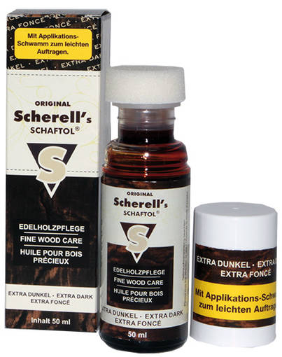 Schaftol Tukkiöljy Erittäin Tumma 50ml - Tukinhoitovälineet - 4017777238174 - 1
