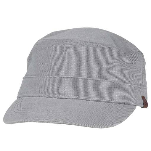 Salon Army Cap Bamboo Harmaa - Pipot, lakit ja lippikset ulkoiluun - SAL0145 - 1
