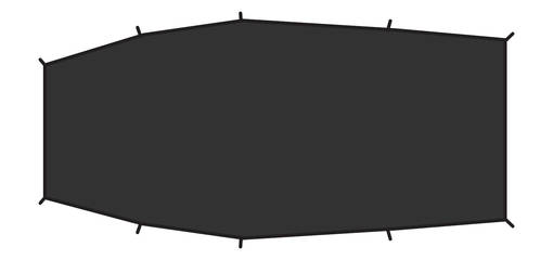 Fjällräven Shape 3 Footprint Maavaate - Teltat - F54716 - 1