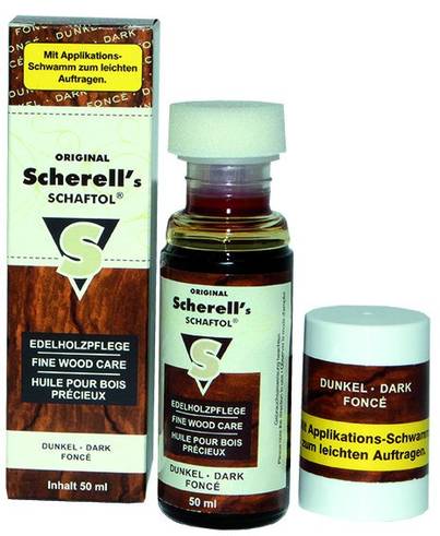 Schaftol Tukkiöljy Tumma 50ml - Tukinhoitovälineet - 4017777238976 - 1