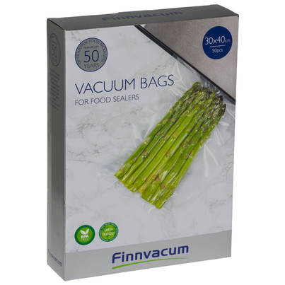 Vakuumipussi 30x40cm Uritettu 50kpl - Vakuumipussit - 7340066130048 - 1