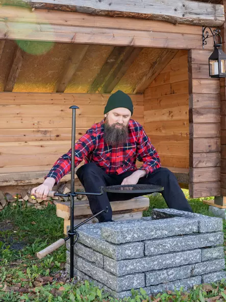 NITEforce Flannel Shirt Reddish - Pitkähihaiset ulkoilupaidat - 140-369 - 2