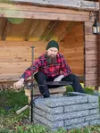 NITEforce Flannel Shirt Reddish - Pitkähihaiset ulkoilupaidat - 140-369 - 2