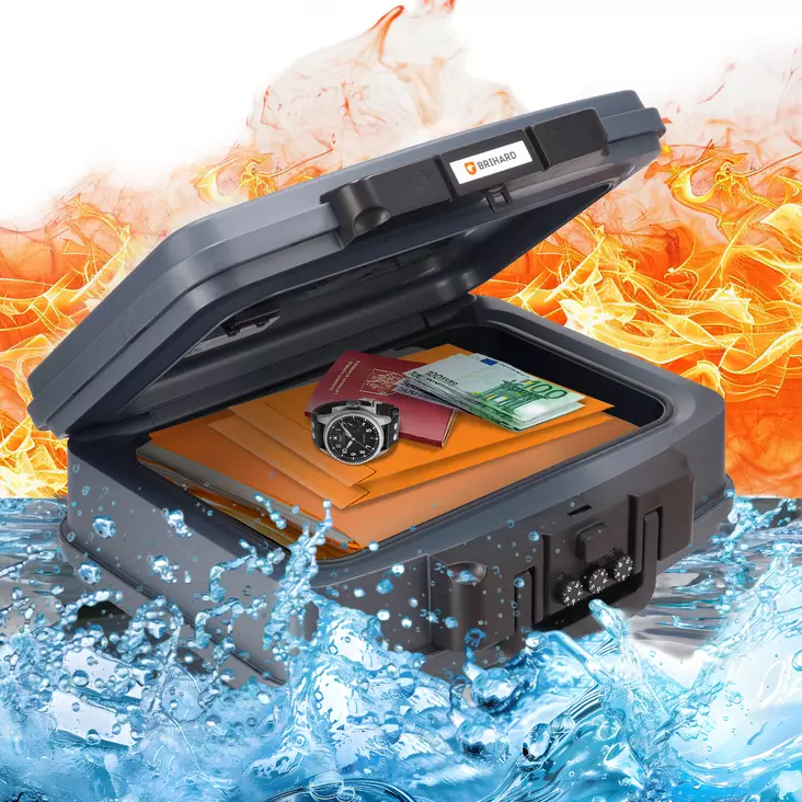 Brihard Portable Fire Chest 2125N A4 C Paloturvasalkku - Paloturvakaapit - 13FIRE2125NC - 1
